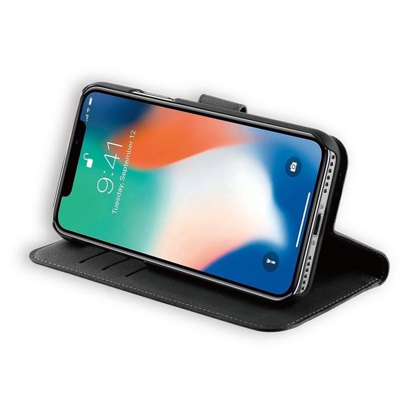 BeHello iPhone 11 Hoesje I 2-in-1 Wallet Case met Ruimte Voor 3 Pasjes Zwart - Afbeelding 8