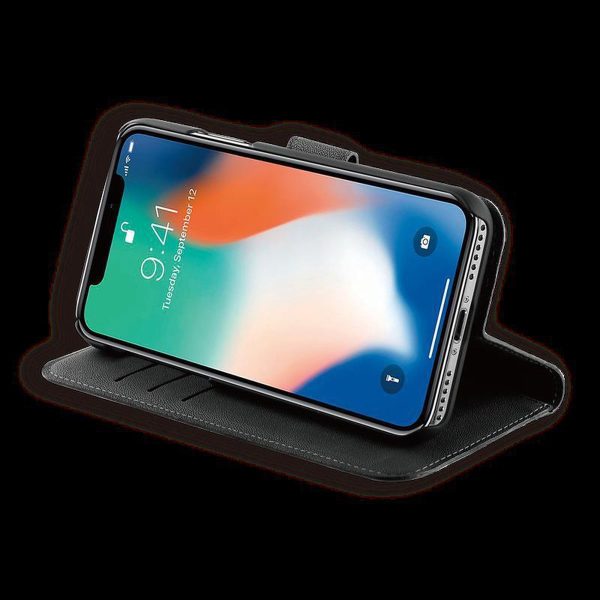 BeHello iPhone 11 Hoesje I 2-in-1 Wallet Case met Ruimte Voor 3 Pasjes Zwart - Afbeelding 11