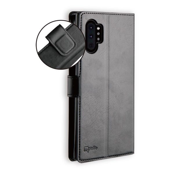 BeHello Samsung Galaxy Note10+ Hoesje - Gel Wallet Case Met Ruimte Voor 3 Pasjes Zwart - Afbeelding 3