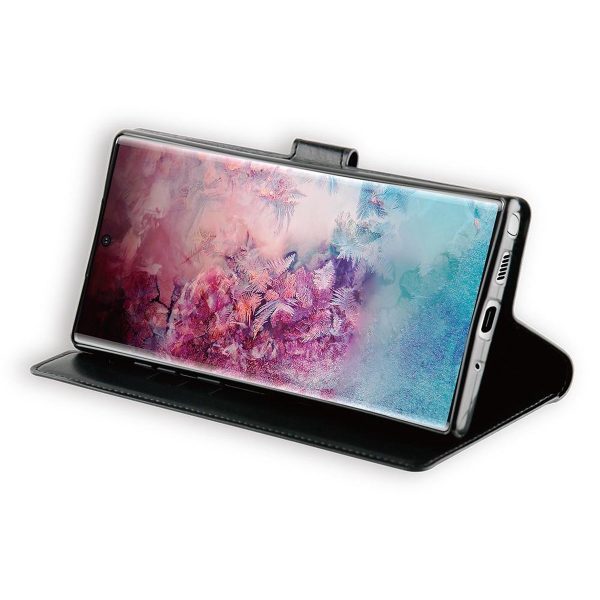 BeHello Samsung Galaxy Note10+ Hoesje - Gel Wallet Case Met Ruimte Voor 3 Pasjes Zwart - Afbeelding 5