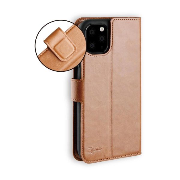 BeHello iPhone 11 Pro Hoesje - Gel Wallet Case Met Ruimte Voor 3 Pasjes Bruin - Afbeelding 6
