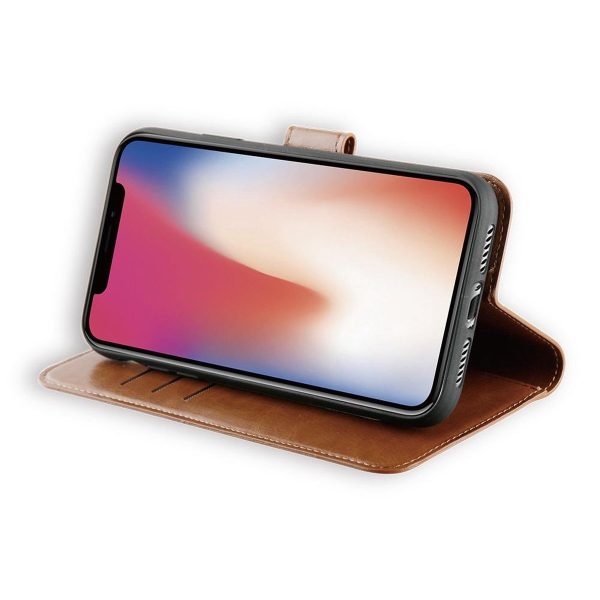 BeHello iPhone 11 Hoesje - Gel Wallet Case Met Ruimte Voor 3 Pasjes Bruin - Afbeelding 7