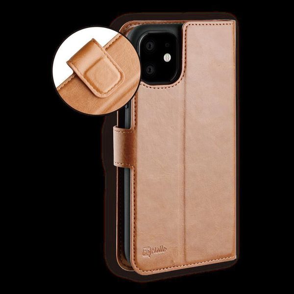 BeHello iPhone 11 Hoesje - Gel Wallet Case Met Ruimte Voor 3 Pasjes Bruin - Afbeelding 10