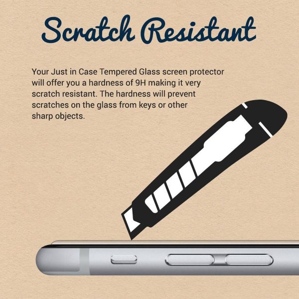 Samsung Tab S6 screenprotector - Gehard glas - Transparant - Just in Case - Afbeelding 3
