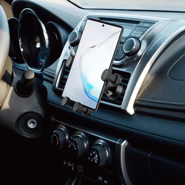 BeHello Universele Telefoonhouder I  2-in-1 Autohouder voor Ventilatierooster én Dashboard / Autoruit - Zwart - Automatische vergrendeling - Uitschuifbare Arm - Draaibaar - Afbeelding 14