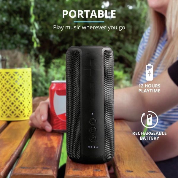 Trust Caro Max Powerful Bluetooth Wireless Speaker Zwart - Afbeelding 4