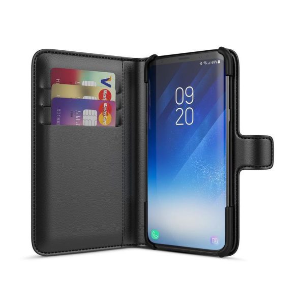BeHello Hoesje - Wallet Case Met Ruimte Voor 3 Pasjes Zwart voor Samsung Galaxy S9 - Afbeelding 6
