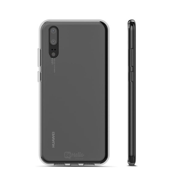BeHello Huawei P20 Gel Siliconen Hoesje Transparant - Afbeelding 2