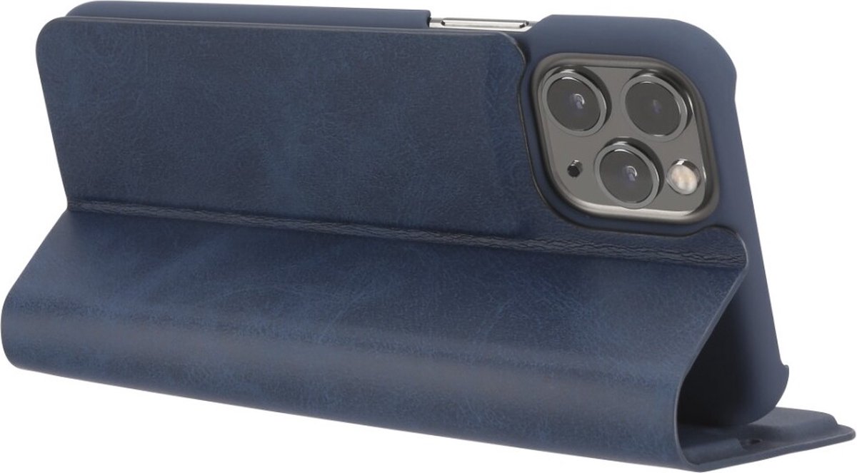 Hama Hoesje Met Pasjeshouder Geschikt voor iPhone 11 Pro Max - Hama Guard Bookcase - Blauw - Afbeelding 4