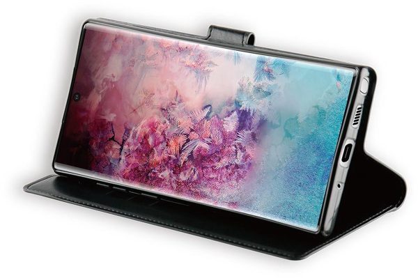 BeHello Samsung Galaxy Note10 Hoesje - Gel Wallet Case Met Ruimte Voor 3 Pasjes Zwart - Afbeelding 4