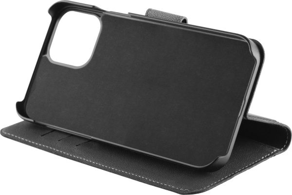 BeHello iPhone 12 2-in-1 Wallet Case Black - Afbeelding 2