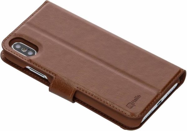 BeHello iPhone X  XS Hoesje - Wallet Case Met Ruimte Voor 3 Pasjes Bruin - Afbeelding 11