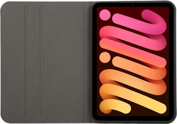 Just in Case PU Leather Book Case hoes voor iPad mini 6 - roze - Afbeelding 4