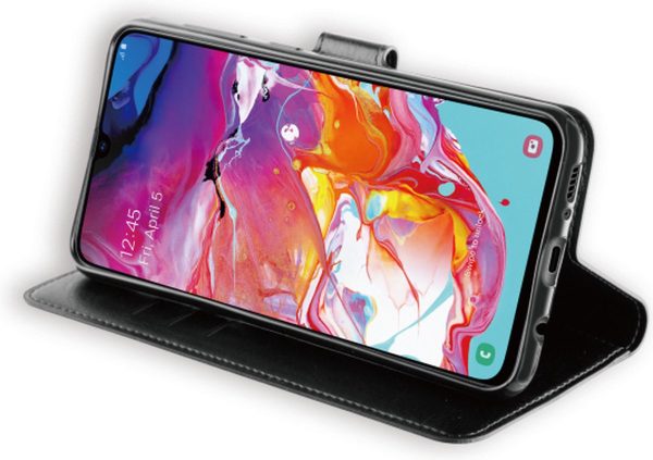 BeHello Samsung Galaxy A70 Hoesje - Gel Wallet Case Met Ruimte Voor 3 Pasjes Zwart - Afbeelding 5