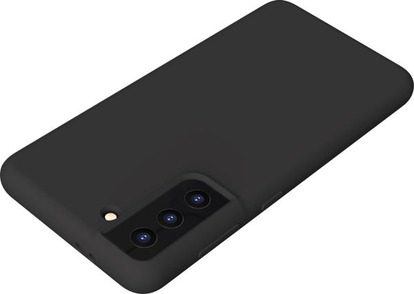 BeHello Samsung Galaxy S21 Liquid Siliconen Hoesje - Zwart - Afbeelding 2