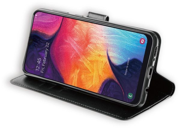BeHello Samsung Galaxy A50 Hoesje - Gel Wallet Case Met Ruimte Voor 3 Pasjes Zwart - Afbeelding 2