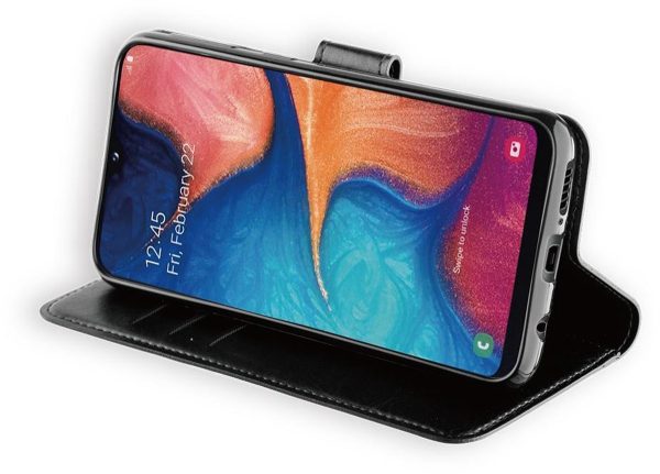 BeHello Samsung Galaxy A20E Gel Wallet Case Zwart