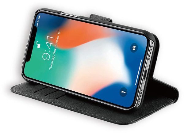 BeHello iPhone 11 Hoesje I 2-in-1 Wallet Case met Ruimte Voor 3 Pasjes Zwart - Afbeelding 5