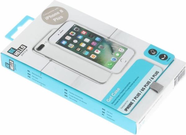 BeHello iPhone 8 Plus / 7 Plus / 6S Plus / 6 Plus Gel Case Clear Transparent - Afbeelding 6