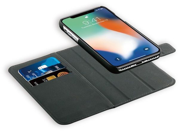 BeHello iPhone 11 Hoesje I 2-in-1 Wallet Case met Ruimte Voor 3 Pasjes Zwart - Afbeelding 3