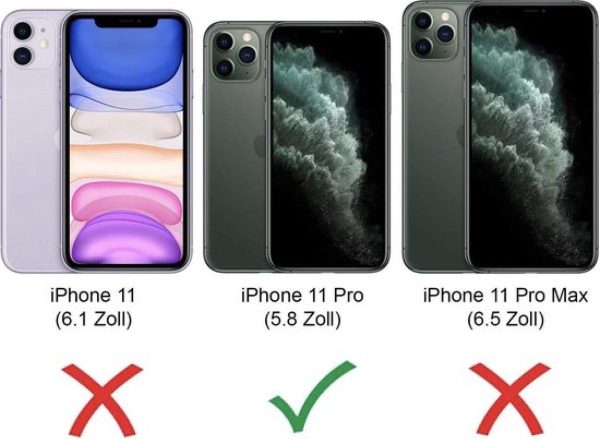BeHello iPhone 11 Pro Hoesje I 2-in-1 Wallet Case met Ruimte Voor 3 Pasjes Zwart - Afbeelding 8