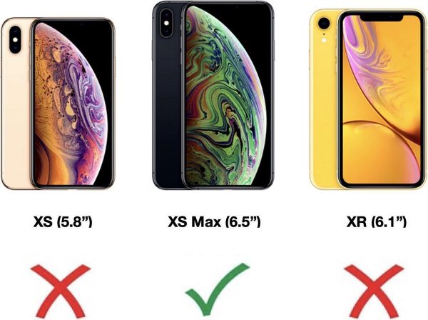 BeHello iPhone XS Max Hoesje - Gel Wallet Case Met Ruimte Voor 3 Pasjes - Zwart - Afbeelding 4