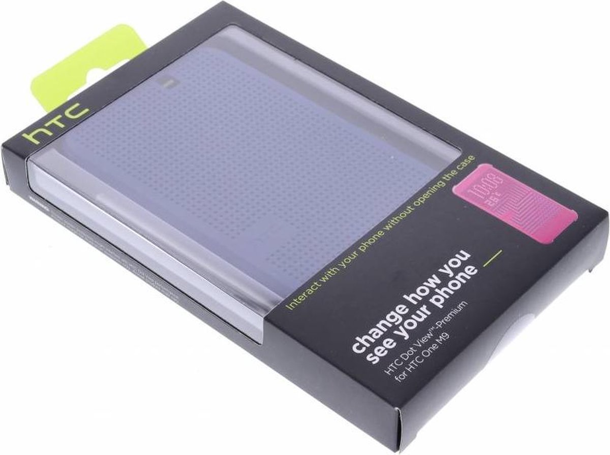 HTC One M9 Dot View Case I HC M231 Blauw - Afbeelding 6