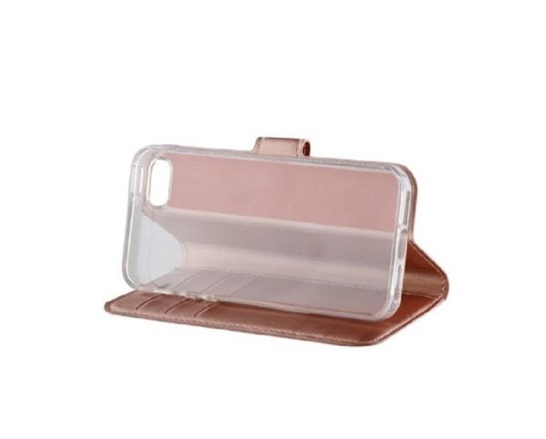 BeHello iPhone XS Max Hoesje - Gel Wallet Case Met Ruimte Voor 3 Pasjes Roze - Afbeelding 8