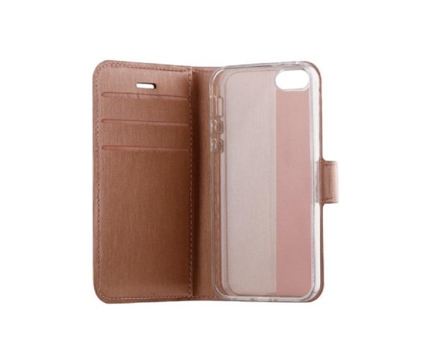 BeHello iPhone XS Max Hoesje - Gel Wallet Case Met Ruimte Voor 3 Pasjes Roze - Afbeelding 7