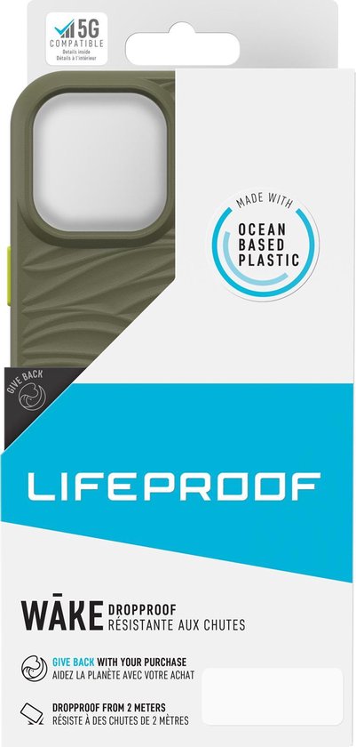 LifeProof Wake hoesje voor Apple iPhone 13 Pro Max - Groen - Afbeelding 7