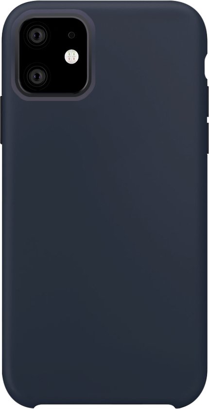 Xqisit - Siliconen iPhone 11 Hoesje | Blauw - Afbeelding 5