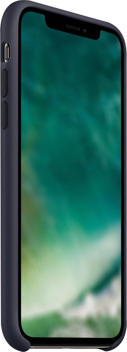 Xqisit - Siliconen iPhone 11 Hoesje | Blauw - Afbeelding 6