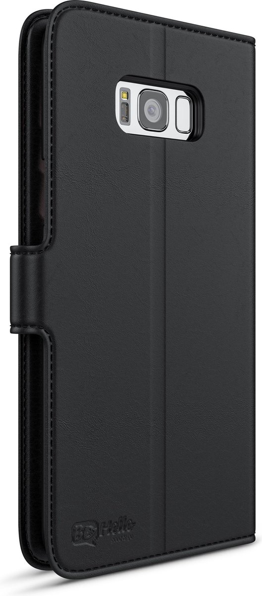 BeHello Samsung Galaxy S8+ Hoesje - Wallet Case Met Ruimte Voor 3 Pasjes Zwart - Afbeelding 2