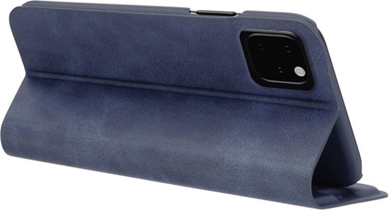 Hama Hoesje Met Pasjeshouder Geschikt voor iPhone 11 Pro Max - Hama Guard Bookcase - Blauw - Afbeelding 6