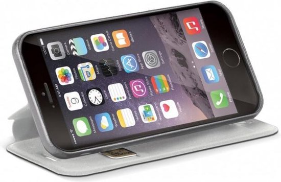 Celly folio hoesje voor iPhone 6/6s zilver - Afbeelding 3