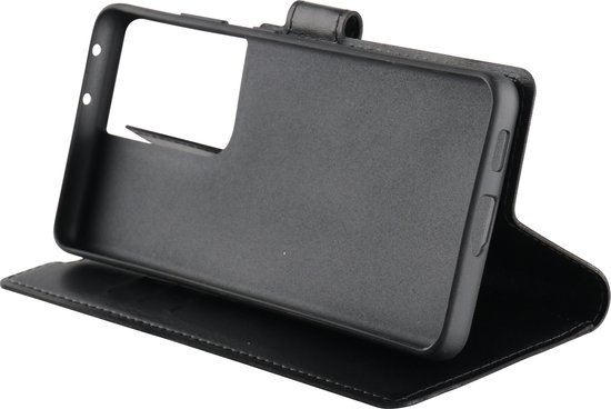 BeHello Samsung Galaxy S21 Ultra Gel Wallet Hoesje - Zwart - Afbeelding 5