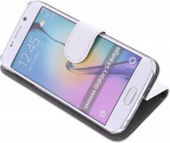Celly - Wally Case - Samsung Galaxy S6 Edge - wit - Afbeelding 4