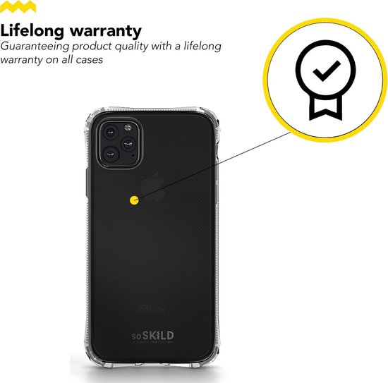SoSkild iPhone 11 Pro Hoesje Absorb 2.0 Impact - Transparant - Afbeelding 15