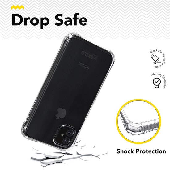 SoSkild iPhone 11 Pro Hoesje Absorb 2.0 Impact - Transparant - Afbeelding 14