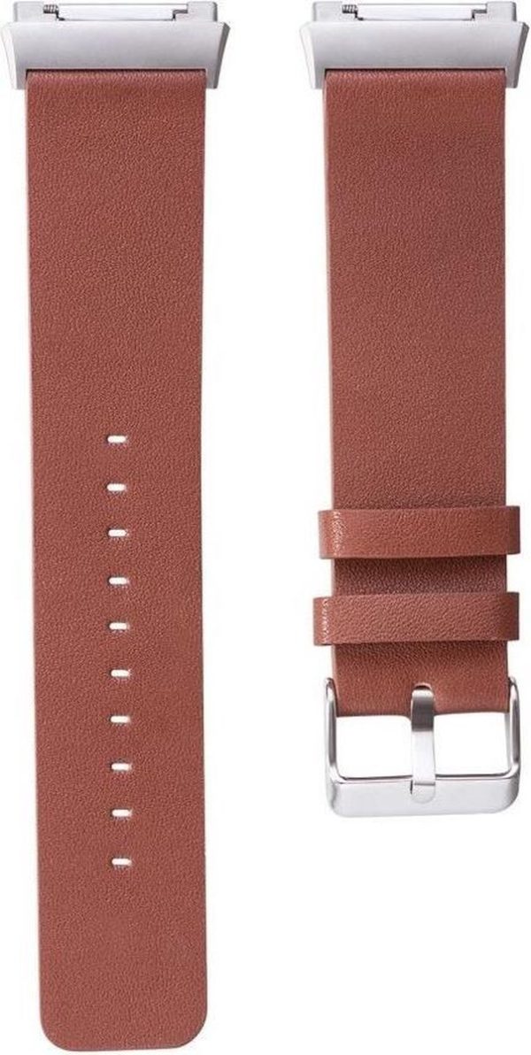 Just in Case Lederen armband voor Fitbit Ionic - bruin - Afbeelding 3