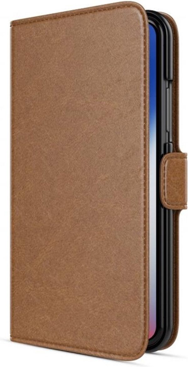 BeHello iPhone X  XS Hoesje - Wallet Case Met Ruimte Voor 3 Pasjes Bruin - Afbeelding 9