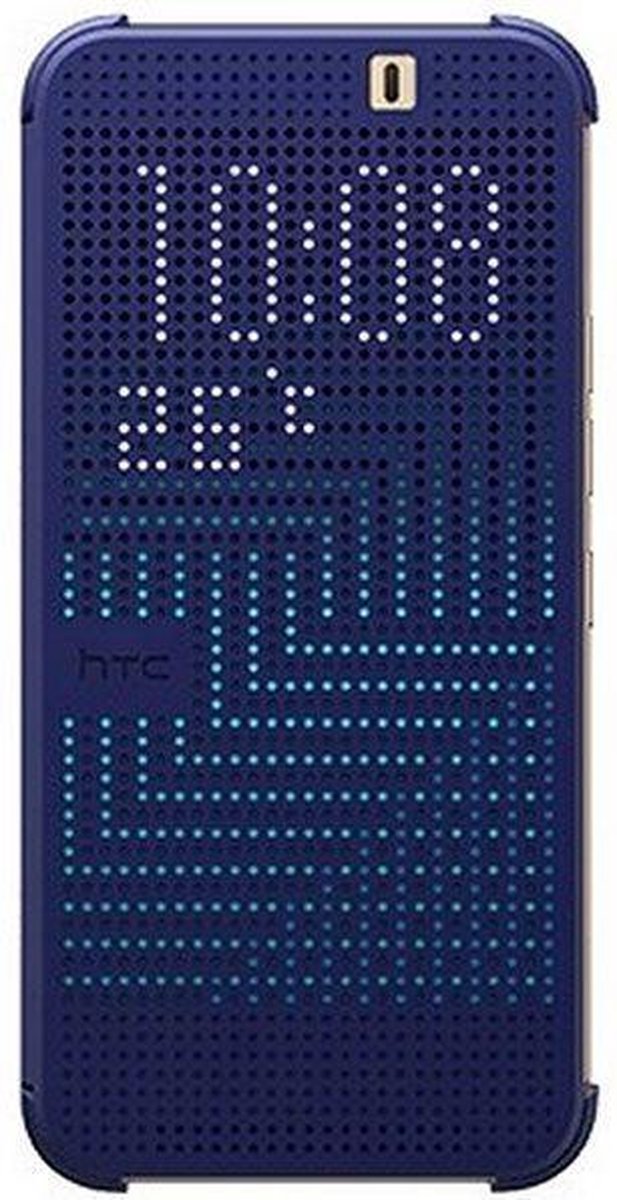HTC One M9 Dot View Case I HC M231 Blauw - Afbeelding 4