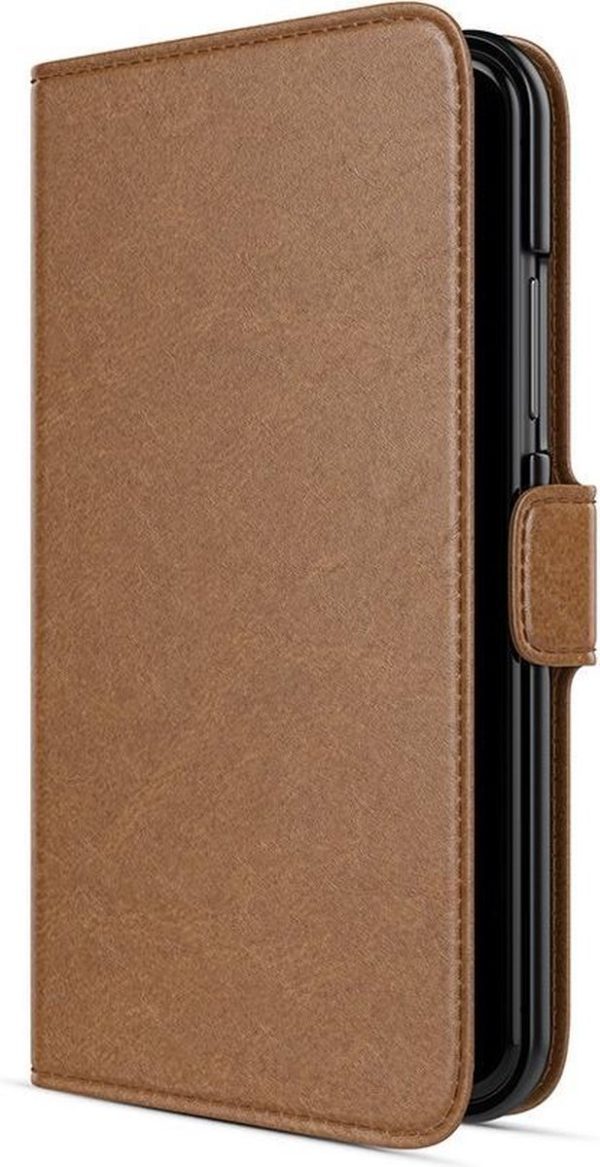 BeHello iPhone X  XS Hoesje - Wallet Case Met Ruimte Voor 3 Pasjes Bruin - Afbeelding 2