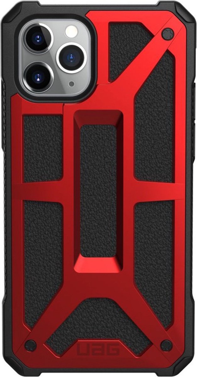 UAG Monarch Apple iPhone 11 Pro Max Backcover hoesje - Magma Red - Afbeelding 5