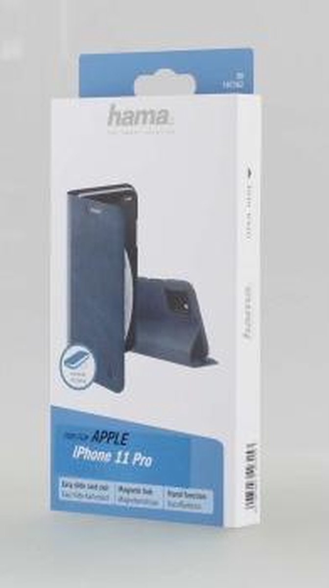 Hama Guard Booktype iPhone 11 Pro hoesje - Blauw - Afbeelding 12
