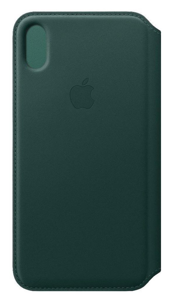 Apple Lederen Folio Case voor iPhone XS Max - Forest Green - Afbeelding 7