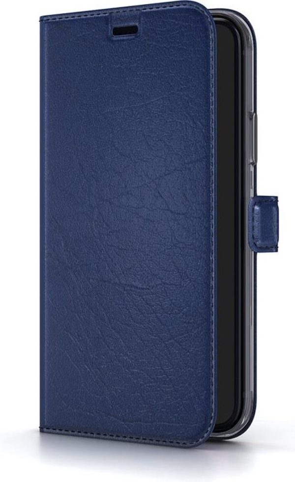 BeHello iPhone X  XS Hoesje - Gel Wallet Case Met Ruimte Voor 3 Pasjes Blauw - Afbeelding 4