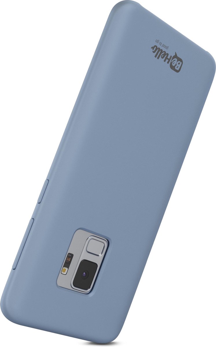BeHello Samsung Galaxy S9 Siliconen Hoesje Blauw - Afbeelding 4