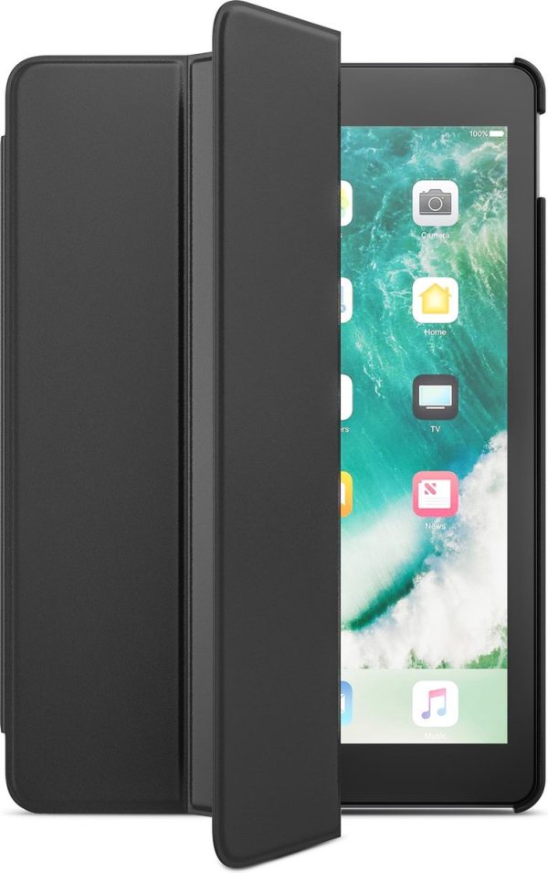 iPad 9.7 (2017 / 2018) hoes - Tri Fold Case - Zwart - Afbeelding 3