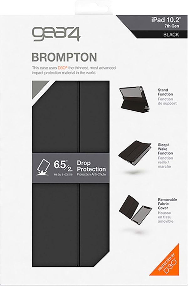Gear4 Brompton D3O hoesje voor iPad 10.2 inch (2020) - zwart - Afbeelding 6